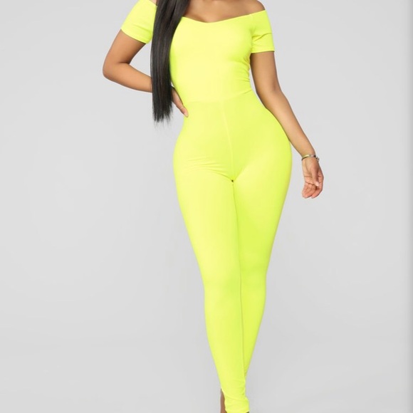 jumpsuit neon